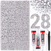 Cuiseur de strass TINKRSTUFF avec résine transparente et boîte à grilles pour pavage créatif