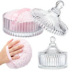 Bouffette poudre extra-large de Tioncy pour une application lisse et uniforme