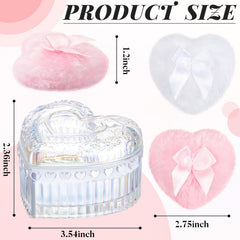 Conteneur en verre cristal Tioncy pour poudre, look élégant.