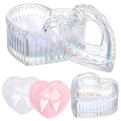 Pouf poudre corporel Tioncy en velours doux pour une application uniforme.