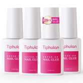 TIPHULAN Bouteille Colle Ongles Pinceau pour une application nette.