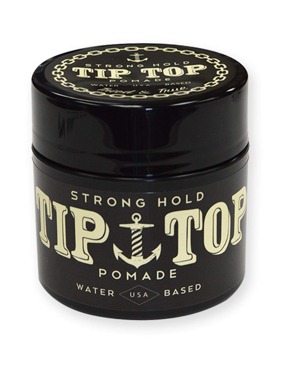 Pomade TipTop en pot, brillance élevée et tenue forte pour cheveux