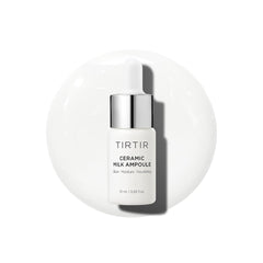 TIRTIR Ampoule Lait Céramique 0,33 oz — emballage élégant prêt à hydrater.