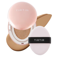 TIRTIR fond de teint cushion, couverture veloutée pour peau uniformisée.