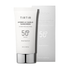 TIRTIR Hydro UV Shield – texture crème légère, application facile sans poids.