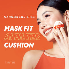 TIRTIR compact case displaying cushion formula for travel-friendly use