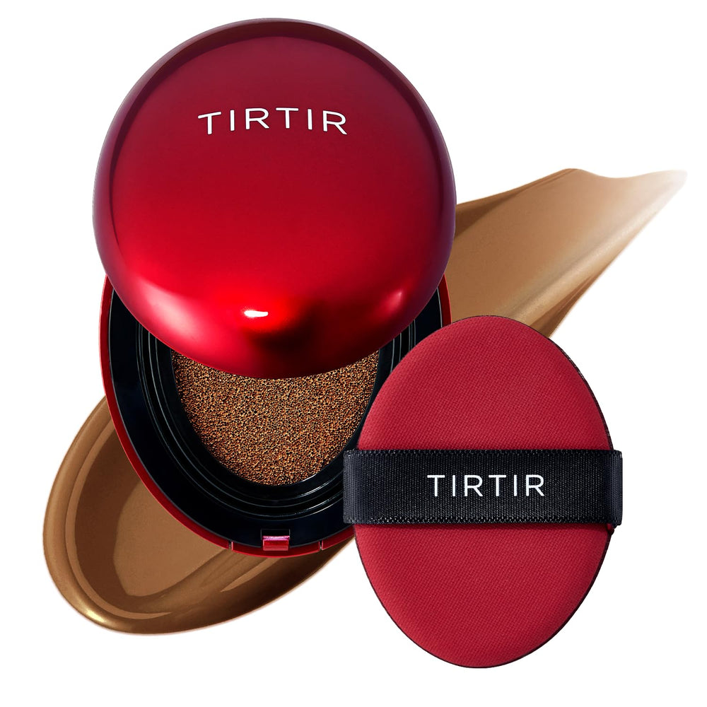 TIRTIR Mask Fit Red Cushion flacon, teint naturel et couvrance modulable.