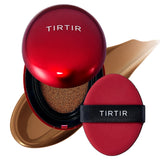 TIRTIR Mask Fit Red Cushion flacon, teint naturel et couvrance modulable.
