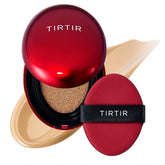 TIRTIR mini fond de teint cushion dans son flacon, couvrance légère et portable.