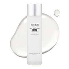 TIRTIR Tonique lait-peau-legere – flacon pompe prêt à hydrater rapidement la peau.