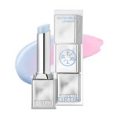 TIRTIR Water Mellow Lip Balm icy blue pack shot shows a compact bottle for on-the-go hydration.