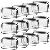 TISTRATOK sac-maquillage transparent avec fermeture-éclair, idéal voyage et organisation rapide.