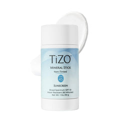 TiZO Minéral Stick SPF45 emballage compact pour une utilisation nomade et pratique.