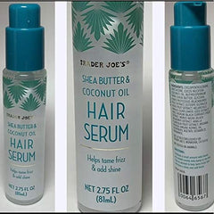 Sérum TJ's - geste d'application pour des cheveux soyeux.
