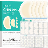 TKTK Chin Patches packaging shown for travel-ready acne care.
