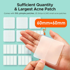 Pansement TKTK 10 mm visage, option légère pour petites imperfections.
