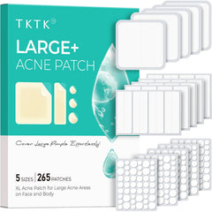 Pansement hydrocolloïde TKTK 60x60 pour le visage, absorption ciblée et couverture discrète.