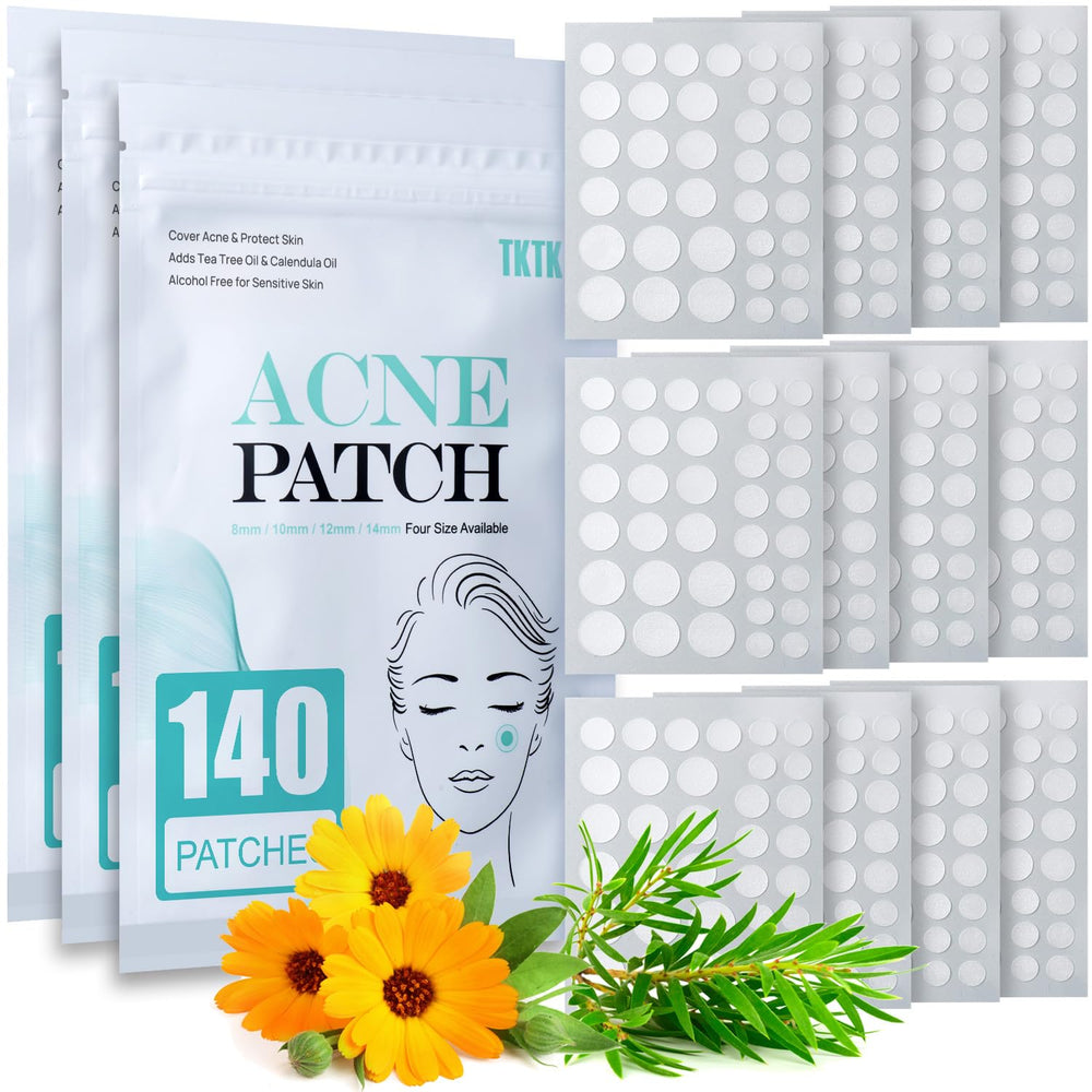 Patch TKTK acne 8 mm, absorption ciblée pour une peau plus nette.