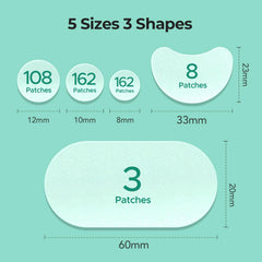 Patch TKTK 12 mm: adhérence adaptée pour zones plus grandes.