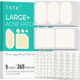 Patches TKTK XL 60x30mm pour le visage, couvrant les grosses éruptions.