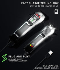 TCMKY écran LED affiche le niveau de batterie pour planifier votre séance