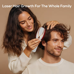 TMOSSO peigne laser contact cuir chevelu pendant l'application