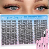 Cils TNFVLONEINS avec effet plume pour un regard naturel et léger.
