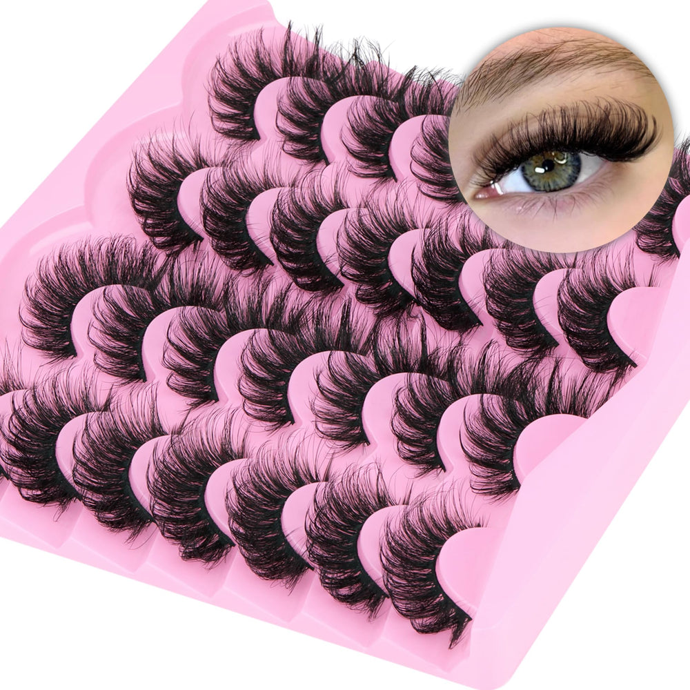 Cils TNFVLONEINS affichant l'effet renard 18 mm pour un regard captivant et profond