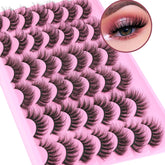 Cils mink naturels 12-18mm TNFVLONEINS, regard discret et durable.