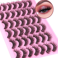Cils mink naturels 12-18mm TNFVLONEINS, regard discret et durable.