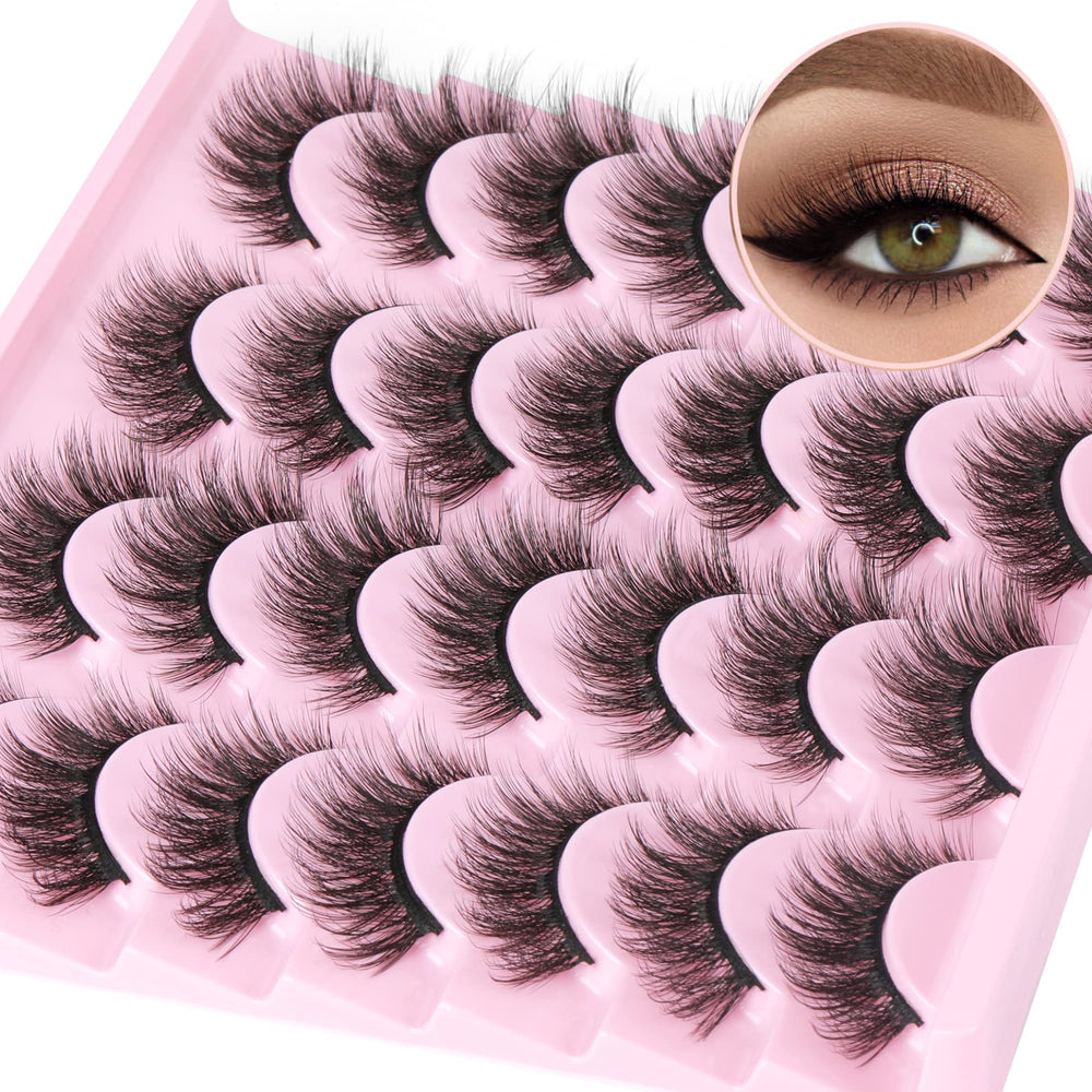 TNFVLONEINS cils mink naturels 14mm pour un regard discret et élégant.