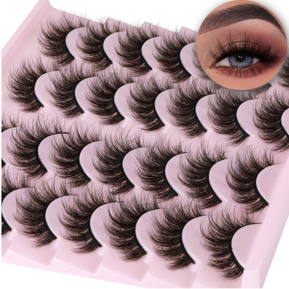 TNFVLONEINS cils wispy mink 16mm pack pour look naturel quotidien