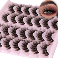 TNFVLONEINS cils wispy mink 16mm pack pour look naturel quotidien
