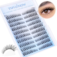 TNFVLONEINS clusters cils gauche droite courbure C pour un look équilibré et naturel