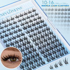 TNFVLONEINS extensions cils naturelles avec pointes: regard élégant et léger.