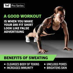 TNT Pro Series Ignite hot sweat cream being applied to forearm during workout