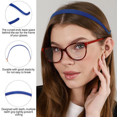 TOBATOBA Bandeau porte-lunettes taille unique, s'adapte confortablement à la plupart des têtes.