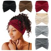 Bandeau Tobeffect extra-large 7 pouces, parfait pour couvrir les cheveux en journée active.