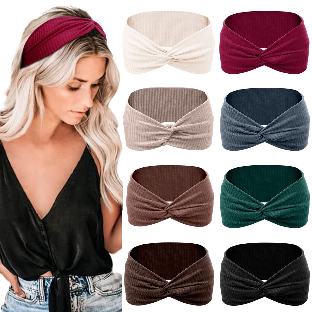 Bandeau Tobeffect twist noir: maintien fiable pour cheveux courts, style discret