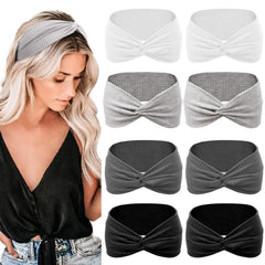 Bandeau antiglisse Tobeffect noir pour sport et maintien des cheveux