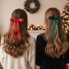 Noeud-cheveux satin Tobeffect – accessoire léger et sans accroc.