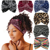 Tobeffect wide headband for women, 7-inch width, soft and breathable for all-day wear