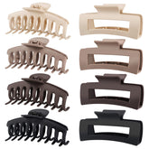 TOCESS grandes pinces cheveux neutres matte – polyvalentes pour tous styles