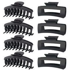 TOCESS pinces-cheveux noires grosses, maintien anti-glissement pour tous types de cheveux.