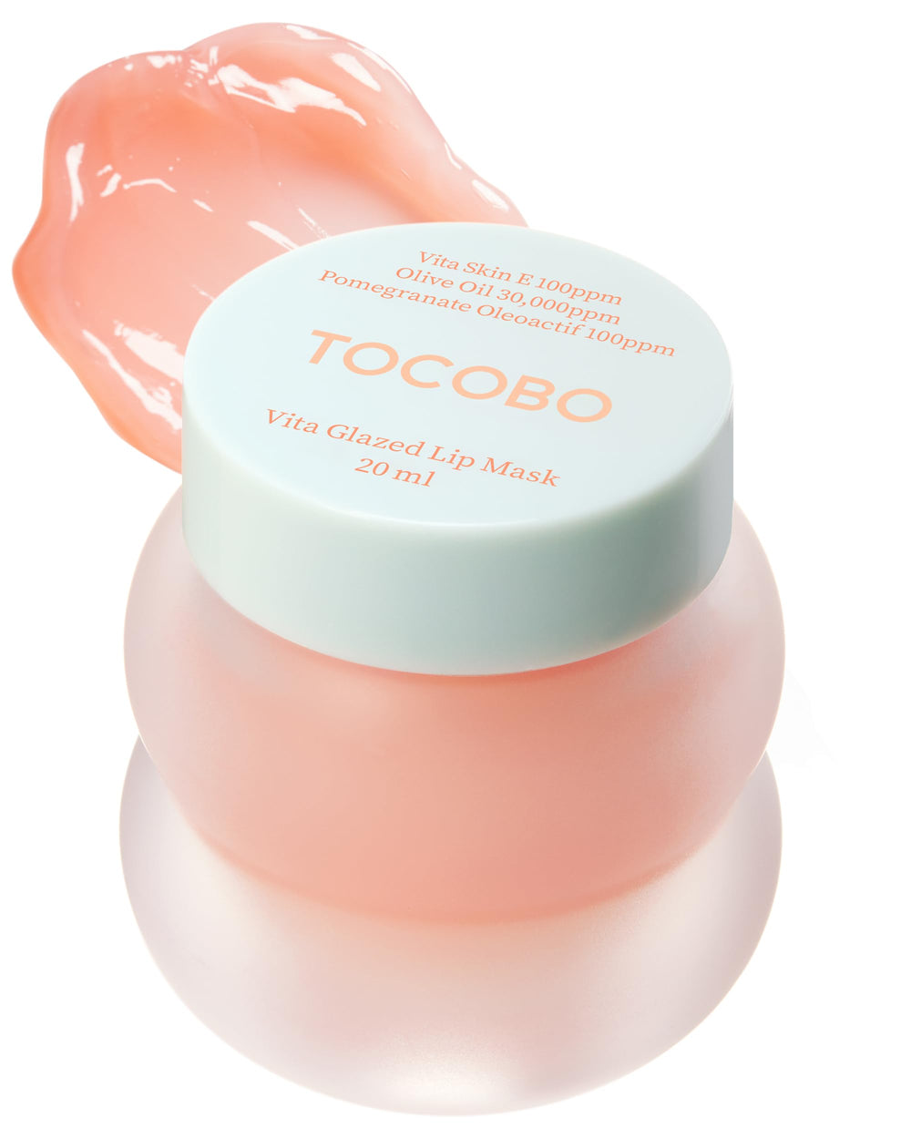 TOCOBO Masque Lèvres Glacé Vita en bouteille, hydratation nocturne douce.