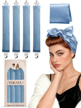 Togayu ensemble de rouleaux velours sans chaleur pour des boucles nocturnes douces.