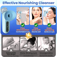 Togethertoyo brume fine pulsée : jet doux pour hydrater les yeux en douceur.