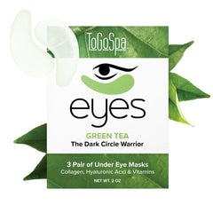 ToGoSpa coussin gel Yeux Thé Vert – fraîcheur ciblée pour les poches et le regard