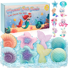 Toidgy Boules de Bain Sirène ensemble: cadeau idéal pour filles.