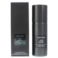 Tom Ford Oud Wood Spray Corporel, flacon élégant prêt pour une utilisation quotidienne et durable.